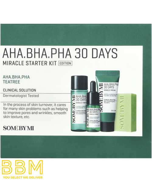 SOME BY MI, AHA.BHA.PHA 30 Days Miracle Starter Kit, 4 Piece Kit