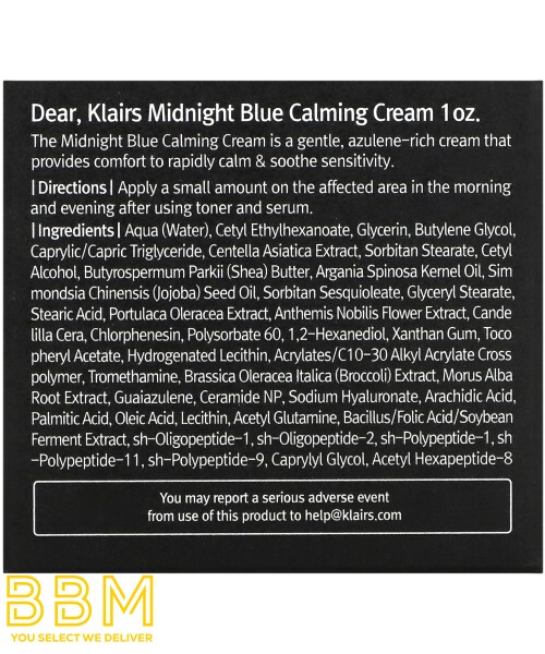 Blue Calming Cream