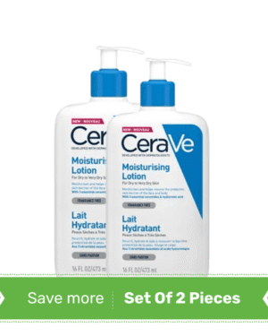 CeraVe Moisturizing Lotion for Dry Skin -236 ml- Twin Pack