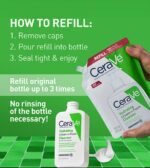 CeraVe Hydrating Cream-to-Foam Cleanser Refill – 473ml