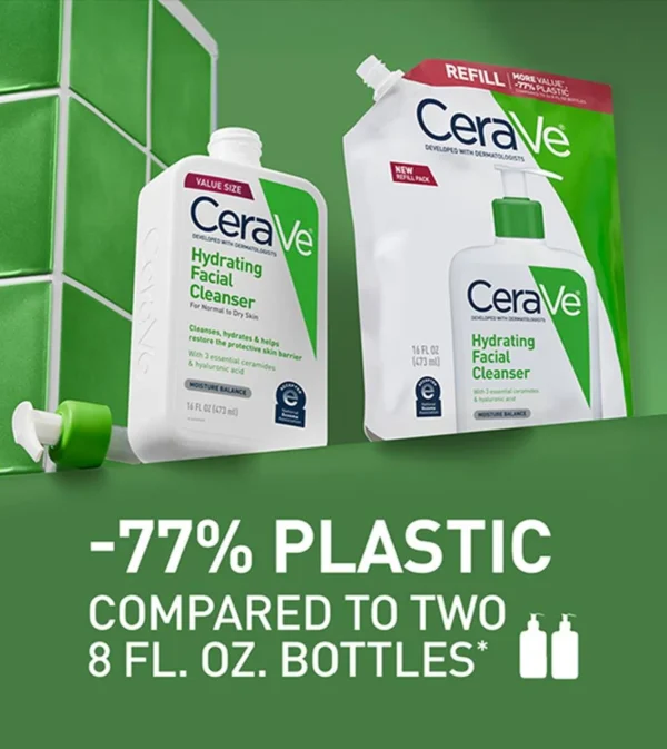 CeraVe Hydrating Facial Cleanser Refill – 473ml