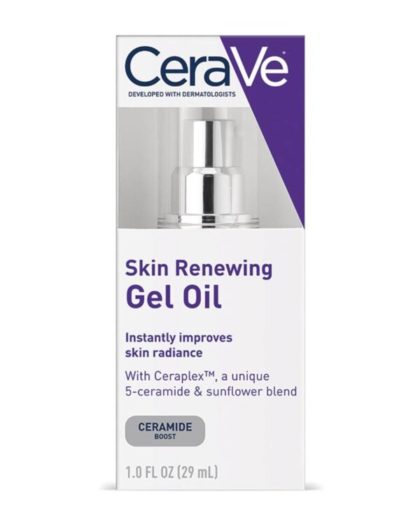 CeraVe Skin Renewing Gel Oil with Ceramides for Radiant, Hydrated Skin – 29ml