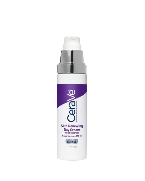 CeraVe Skin Renewing Day Cream with Encapsulated Retinol & SPF 30 – Anti-Aging Moisturizer, 50ml - Image 1