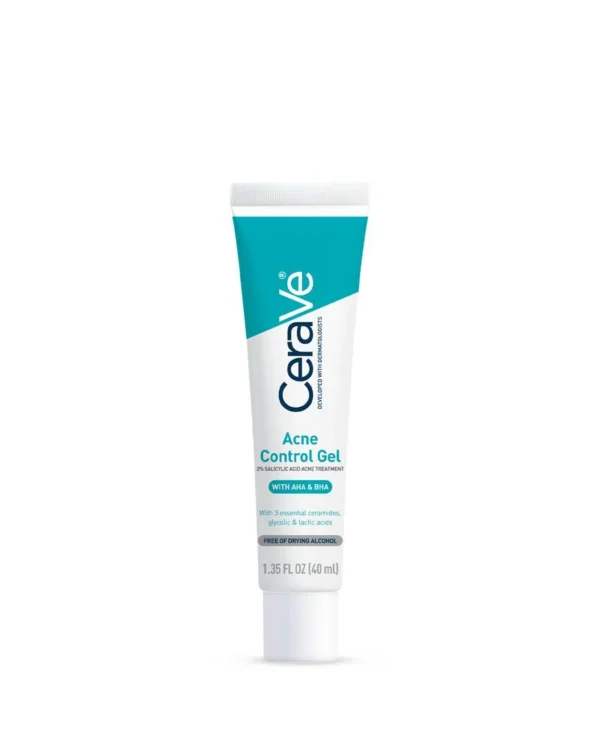 CeraVe Acne Control Gel with 2% Salicylic Acid, AHAs & Ceramides – 40ml