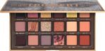 Huda Beauty Empowered Eyeshadow Palette open with 18 shades”
