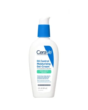 CeraVe Oil Control Moisturizing Gel-Cream – Lightweight Hydration with Matte Finish for Oily & Combination Skin, 40ml