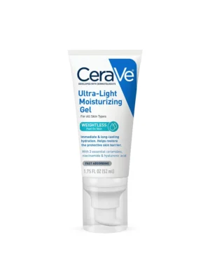 CeraVe Ultra-Light Moisturizing Gel with Ceramides & Hyaluronic Acid – 50ml